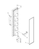 Freezer door parts