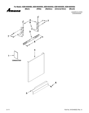 Door and panel parts