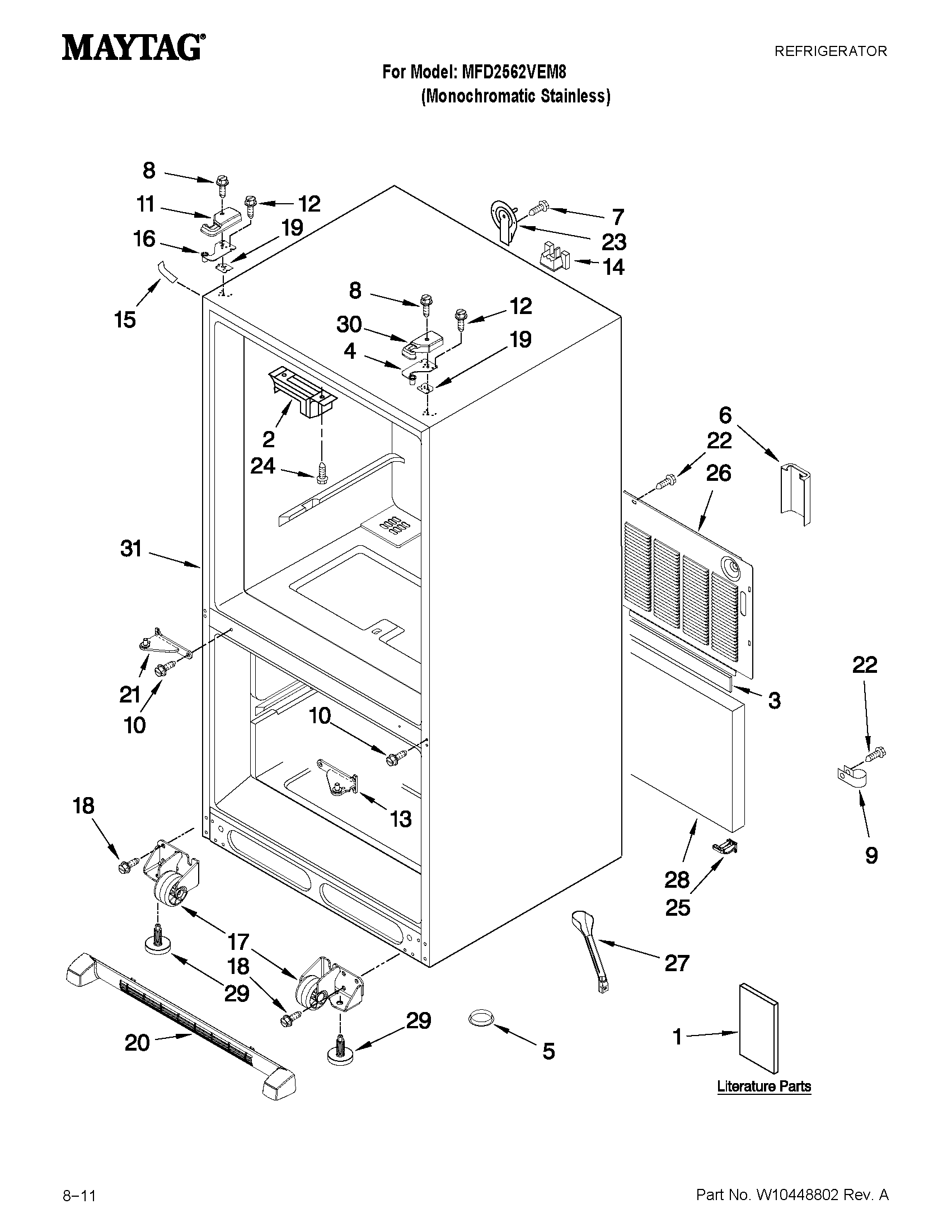 Cabinet parts