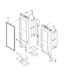 Refrigerator door parts