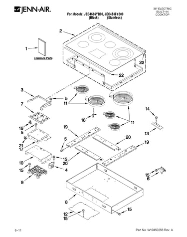 Cooktop parts