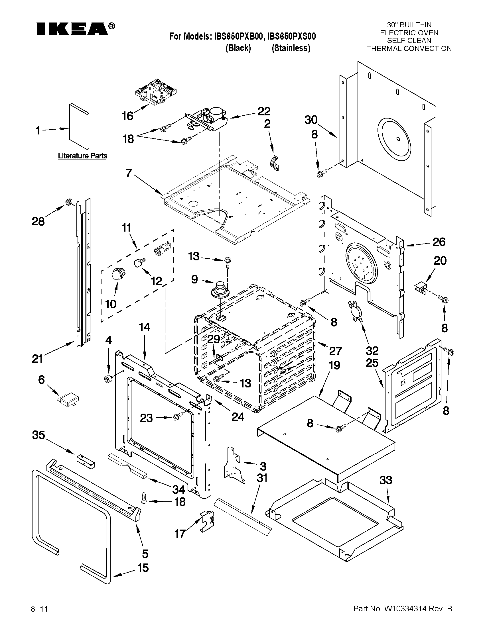 Oven parts