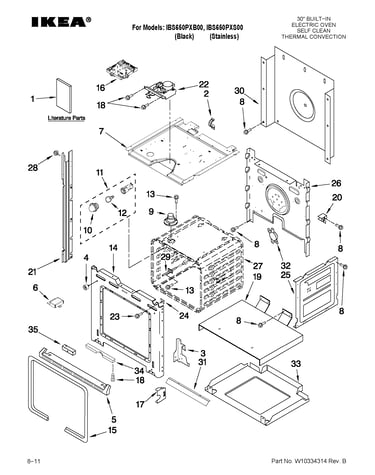 Oven parts