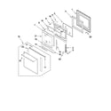 Ikea IBS650PXS00 oven door parts diagram