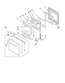 Oven door parts