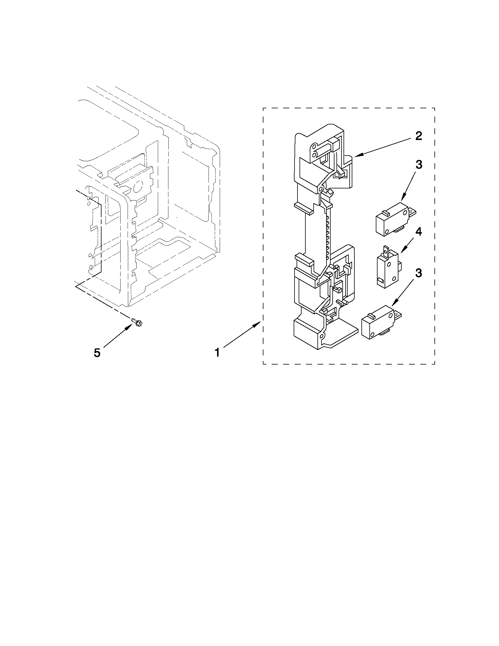 Latch board parts