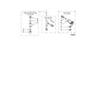 Whirlpool CAM2762TQ3 water system parts diagram