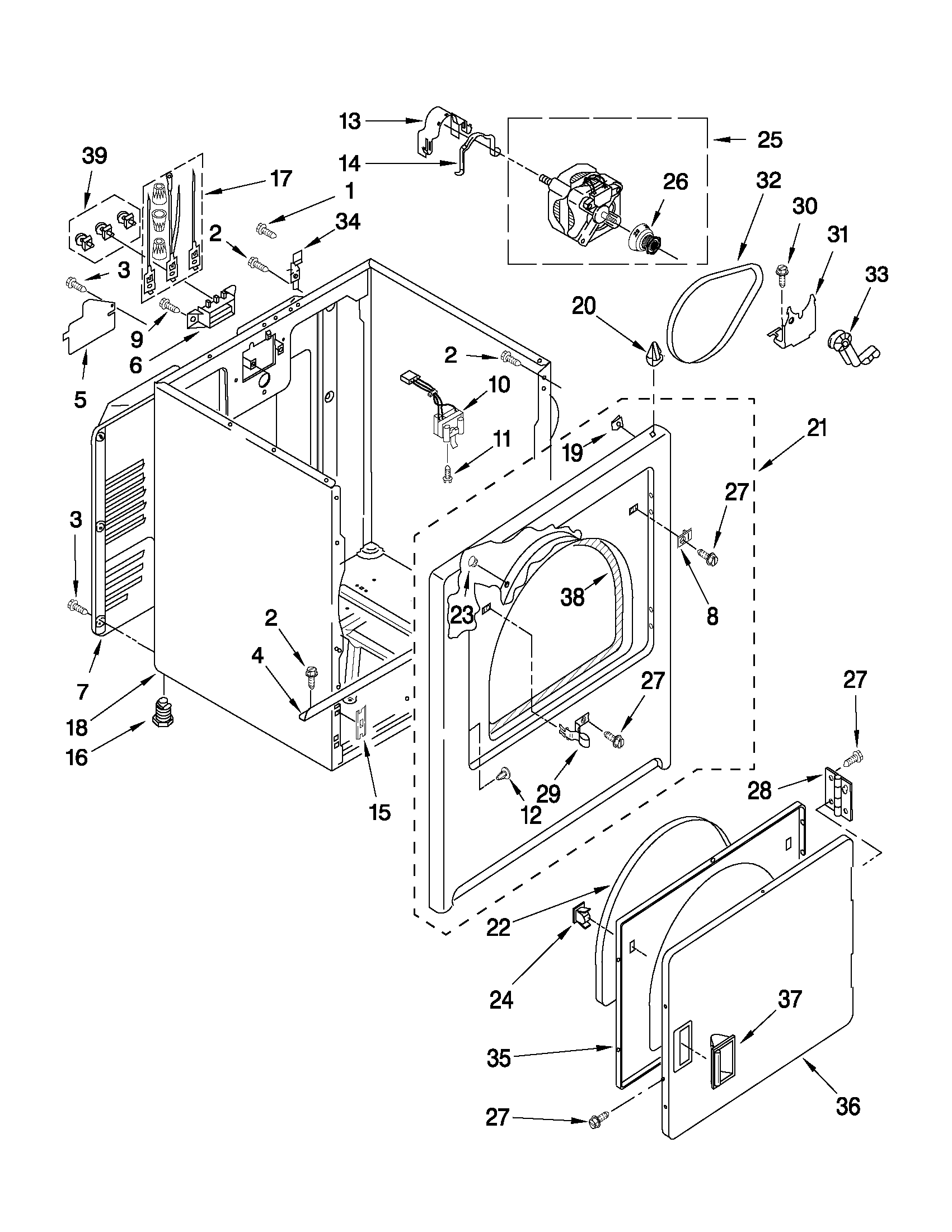 Cabinet parts