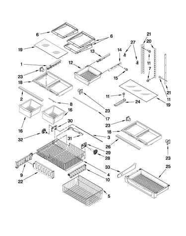 Shelf parts
