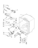 Refrigerator liner parts