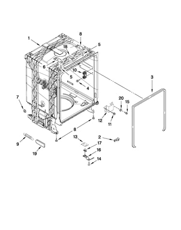 Tub and frame parts
