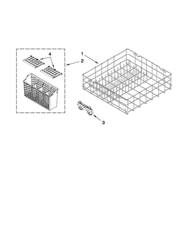 Lower rack parts
