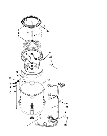 Basket and tub parts