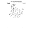 Whirlpool WFG366LVQ0 cooktop parts diagram