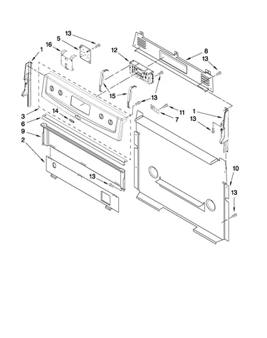 Control panel parts