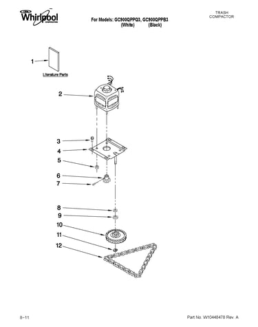 Motor and drive parts