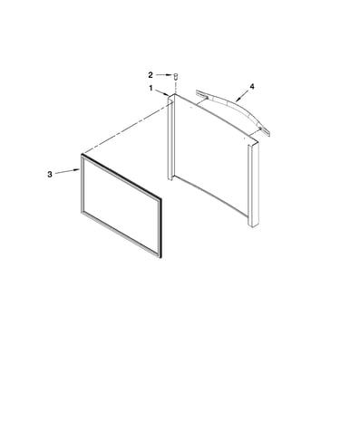 Freezer door parts