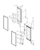 Refrigerator door parts