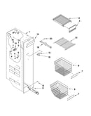 Freezer liner parts