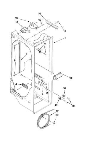 Refrigerator liner parts
