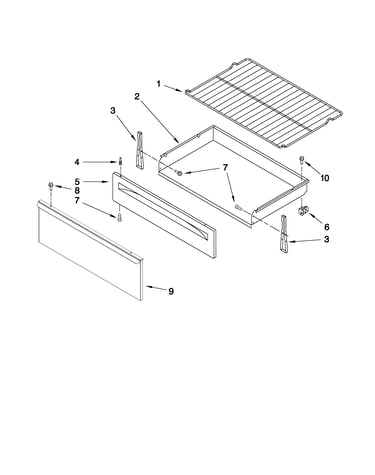 Drawer & broiler parts