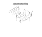 Maytag MERH865RAW1 control panel parts diagram