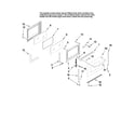 Maytag MERH865RAB1 door parts diagram
