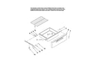 Maytag MERH865RAW1 drawer and rack parts diagram