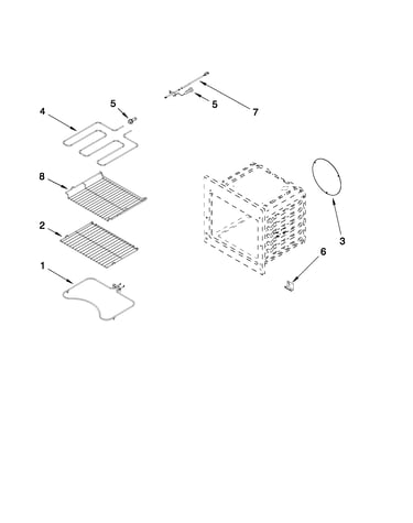 Internal oven parts