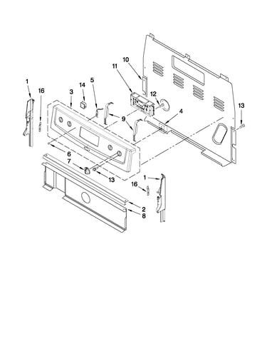 Control panel parts