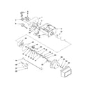 Maytag MSD2242VES03 motor and ice container parts diagram
