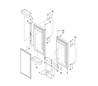 Maytag MFC2061KES9 refrigerator door parts diagram