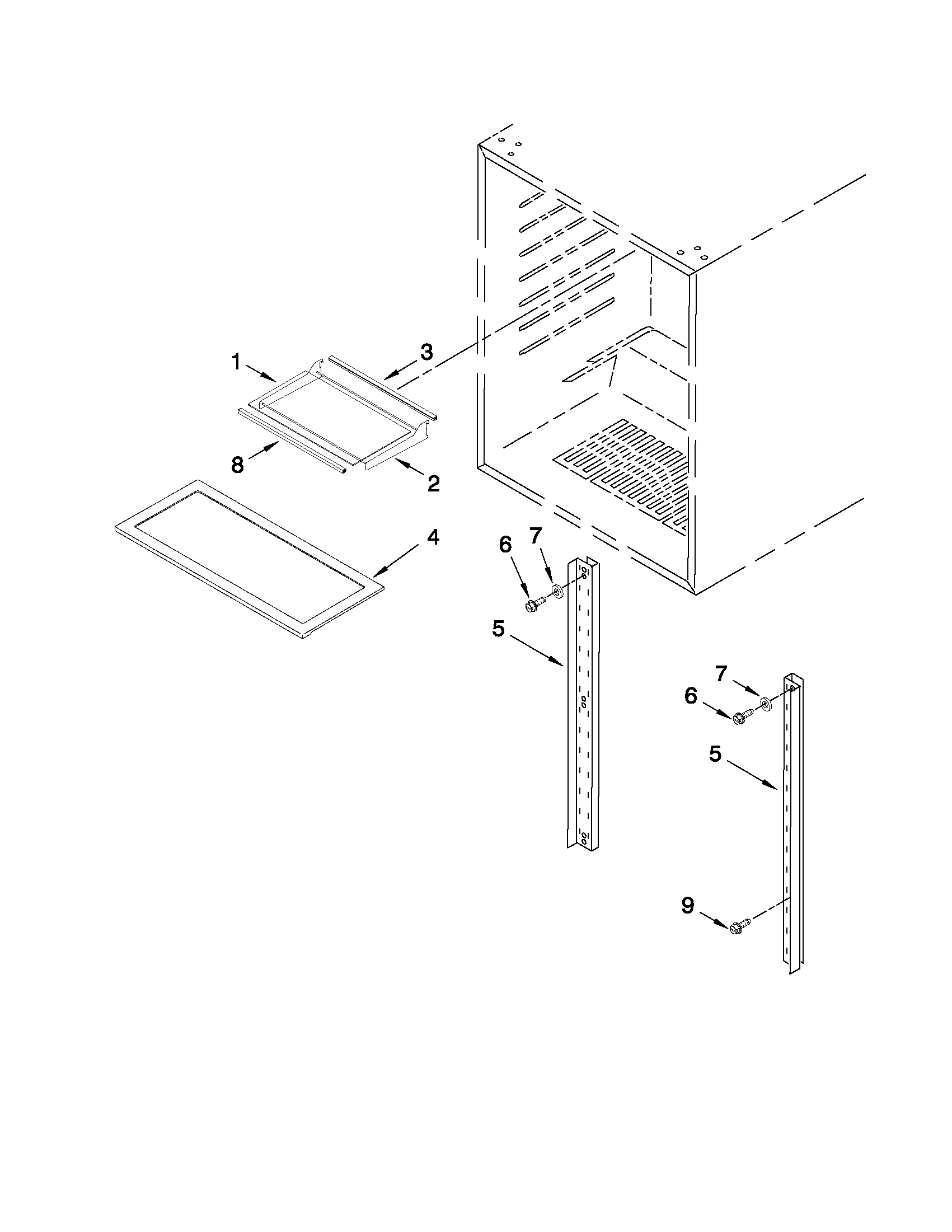 Shelf parts