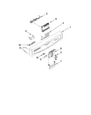 Control panel and latch parts