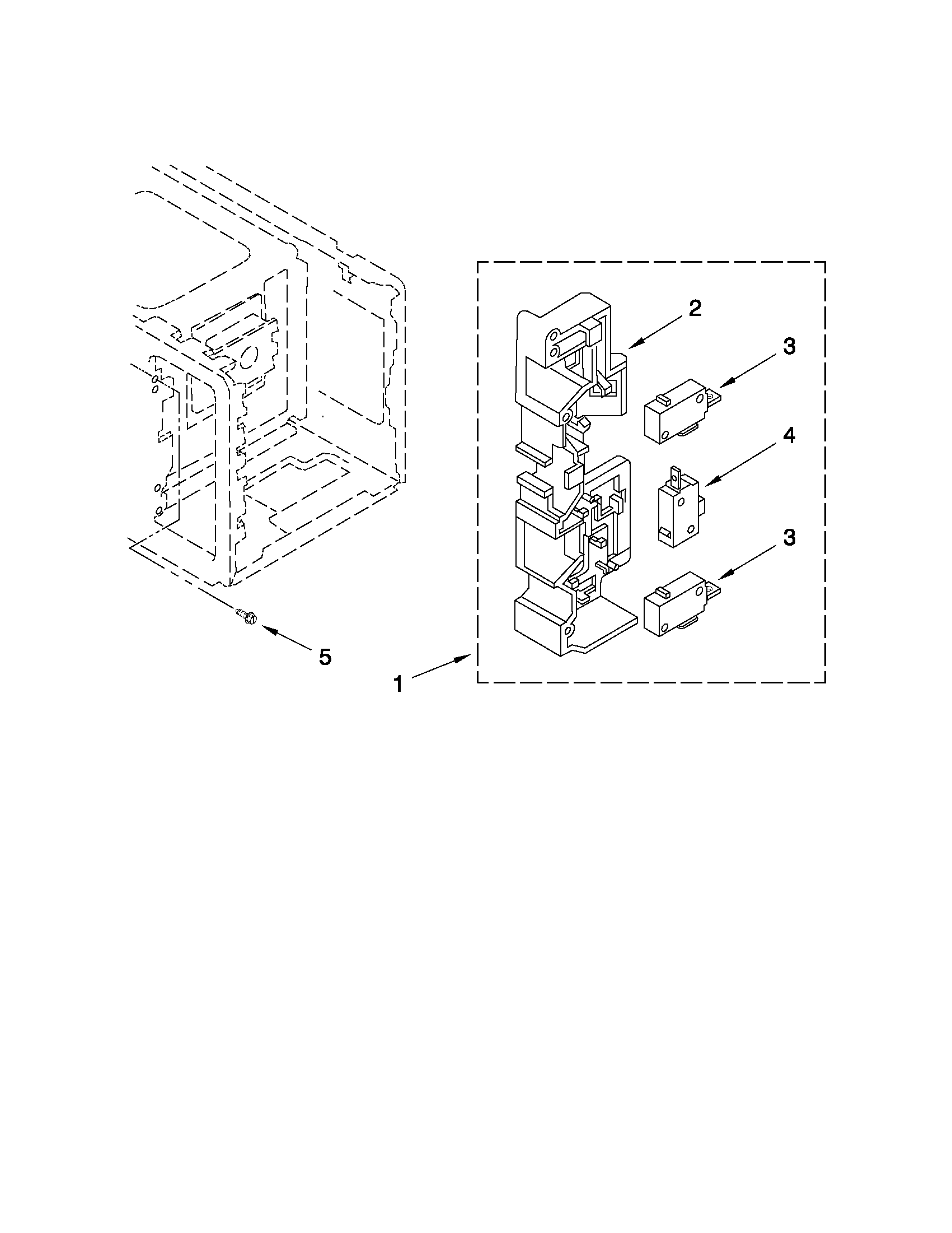 Latch board parts