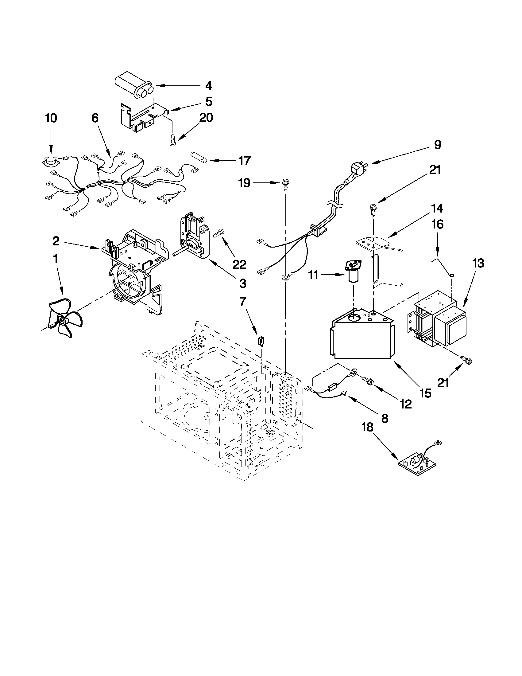 Oven interior parts