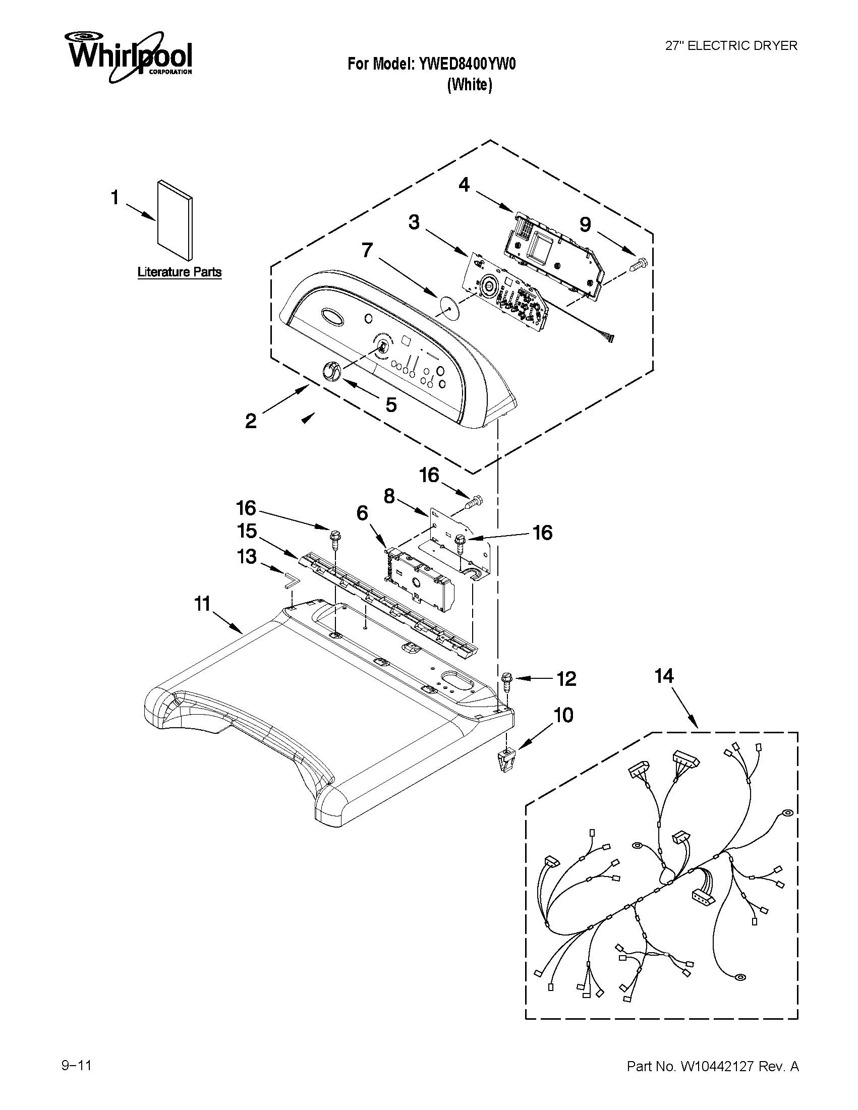 Top and console parts
