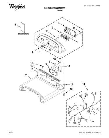 Top and console parts