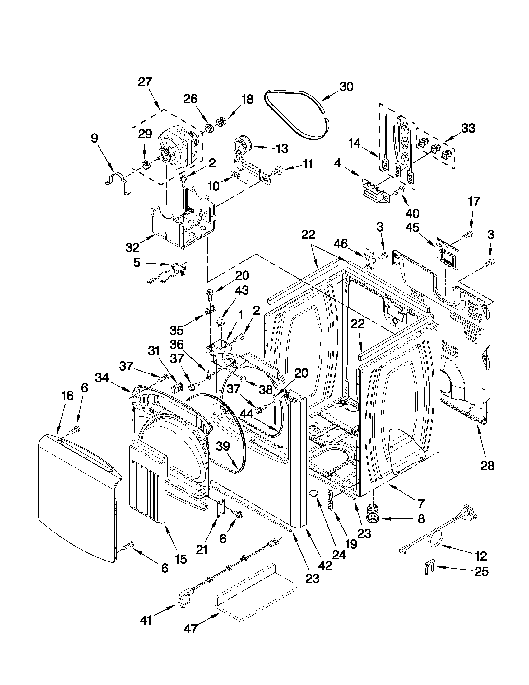 Cabinet parts