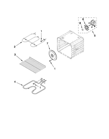 Internal oven parts