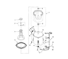 Crosley CAW9244XQ2 basket and tub parts diagram