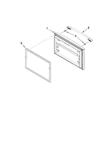 Freezer door parts