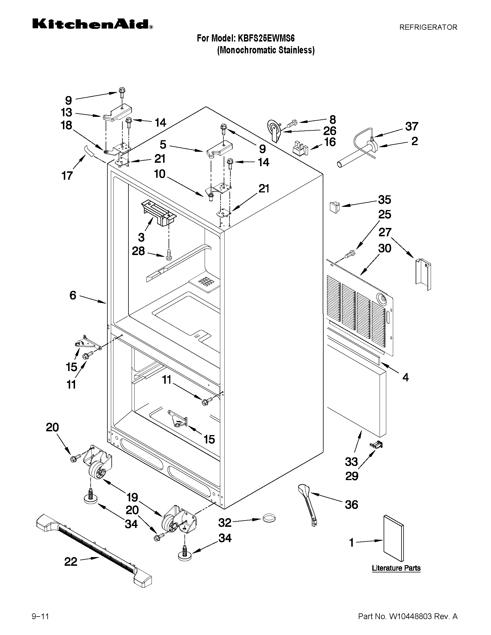 Cabinet parts