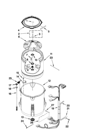 Basket and tub parts