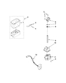 Motor and ice container parts