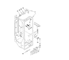 KitchenAid KSCS23FVSS03 refrigerator liner parts diagram
