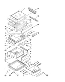 Refrigerator shelf parts