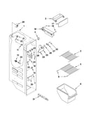 Freezer liner parts