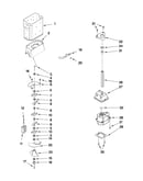 Motor and ice container parts