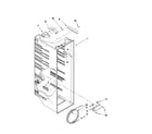 Whirlpool ED5KVEXVQ04 refrigerator liner parts diagram
